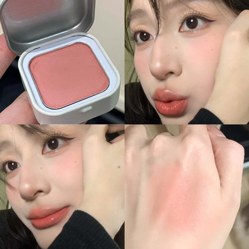 在女高界火出圈了!!白开水淡颜腮红膏自然裸妆显白易上色哑光胭脂