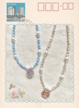 原创设计项链琉璃复古不撞款