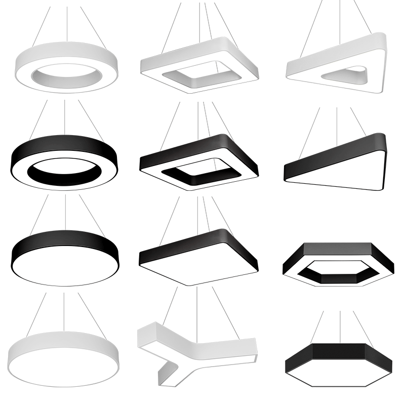 六边形六角吊灯异形灯健身房吊灯