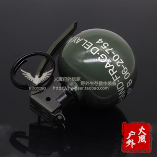 火鹰户外反恐精英 绝地求生道美式金属版M67手雷模型