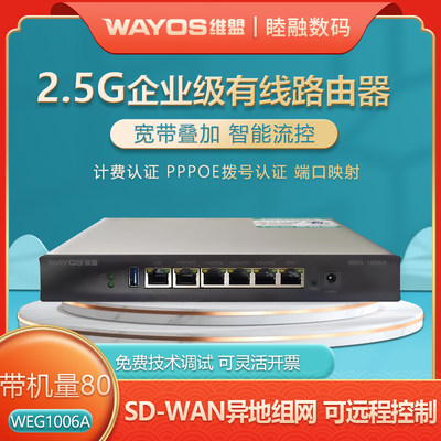 维盟2.5G企业级有线路由器