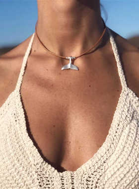 BKP曼谷公园「小鱼尾」波西米亚项链百搭度假复古vintage通勤y2k