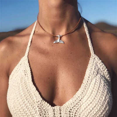 BKP曼谷公园「小鱼尾」波西米亚项链百搭度假复古vintage通勤y2k