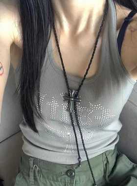 克罗十字民族长款编织项链BKP