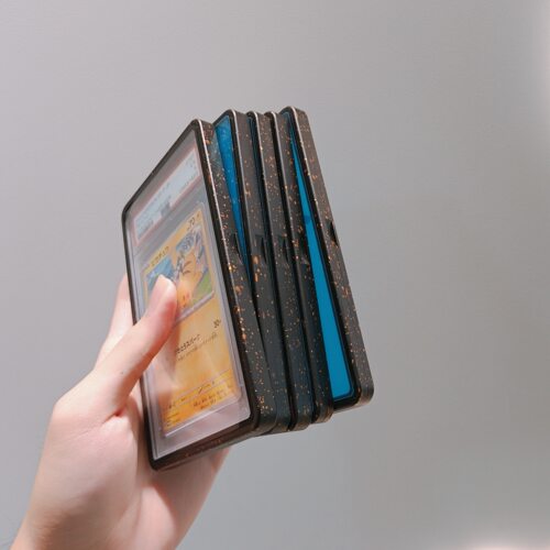 PSA渐变飘花金属评级保护壳评级卡展示球星卡宝可梦PTCG/CGC/CCIC