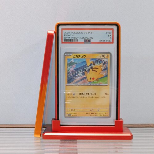 PSA红橙渐变金属评级保护壳评级卡展示球星卡宝可梦PTCG/CGC/CCIC