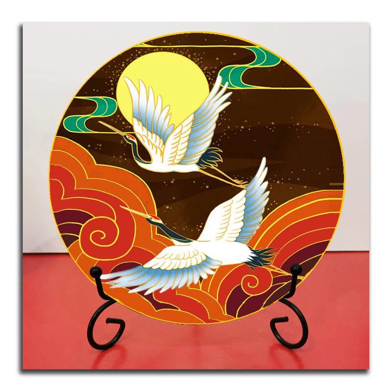 景泰蓝金丝彩砂画掐丝珐琅画diy手工掐丝画材料珐琅彩金丝画