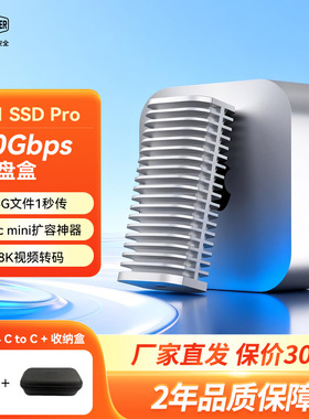 铁威马D1 SSD Pro兼容雷电硬盘盒固态硬盘移动外置雷电扩展80Gbps