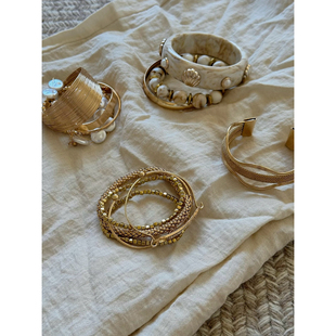 法式vintage度假风手镯女夸张高级感手环波西米亚个性手饰品2026