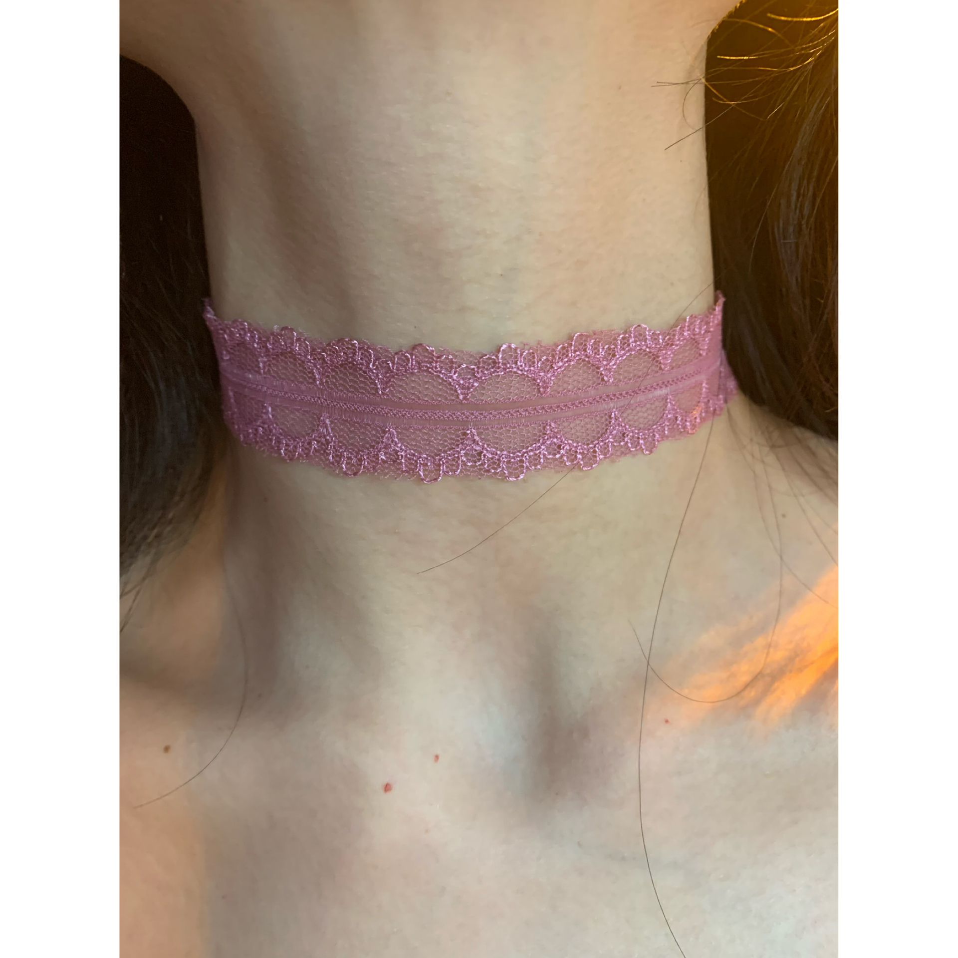 “乌梅子酱”性感蕾丝choker项圈女小众个性颈链辣妹风锁骨颈带潮