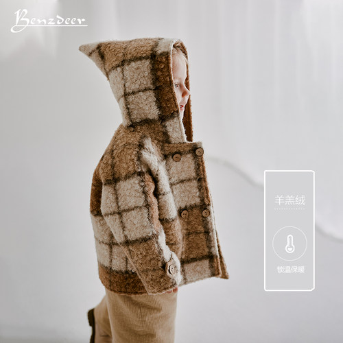benzdeer羊羔绒大衣新年女宝男宝