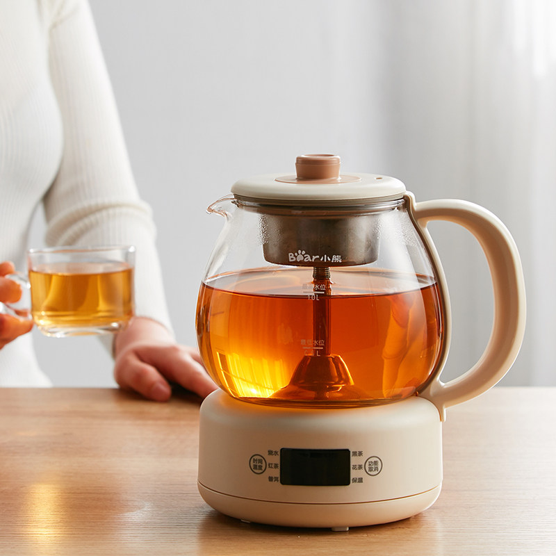 小熊煮茶器黑茶煮茶壶家用自动蒸茶器养生壶办公室小型普洱泡茶壶
