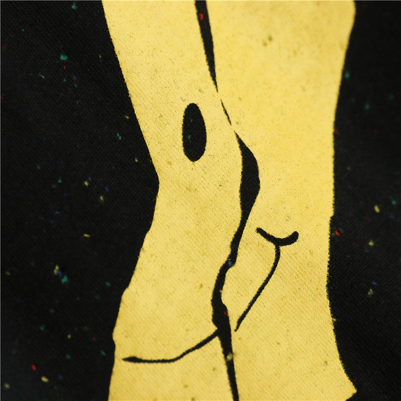 WELL 23SS 별이 빛나는 하늘 컬러풀한 거즈 잉크 도트 라지 로고 라운드 넥 반팔 티셔츠 커플을 위한 트렌디