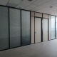 开放式 办公区玻璃隔断杭州双玻百叶隔断单玻隔断墙免费测量包送装