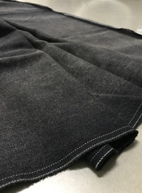 金佳牛仔布料陨石灰色中弹微厚意大利日本进口高端水洗牛仔布料