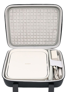 适用极米Z6X第五代投影仪收纳包便携手提包波点减震保护盒抗压包