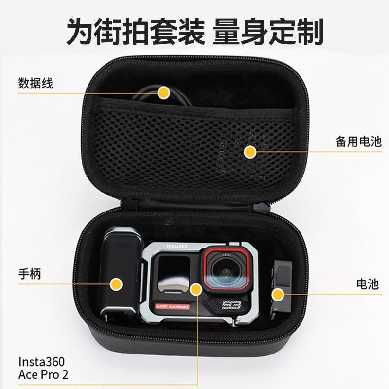 【街拍版】Action5pro/4/3街拍套装手柄收纳包阿迈街拍收纳包