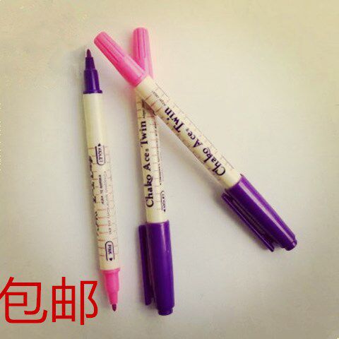 褪色笔 进口Adger双头自动褪色笔 水溶笔 消色笔 点位自动消失笔