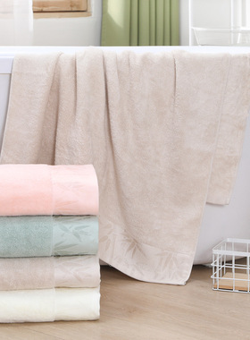Bamboo fiber bath towel increases water absorption竹纤维浴巾