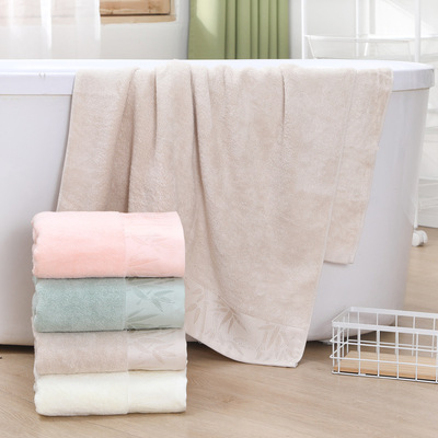Bamboo fiber bath towel increases water absorption竹纤维浴巾