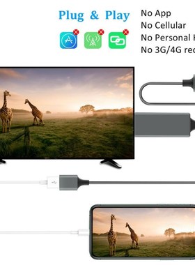 3in1 HDMI Mirroring Cable Phone To TV HDTV Adapter HD 1080P