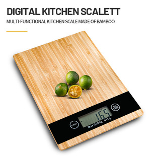 Popular kitchen scale with bamboo panel electronic scale