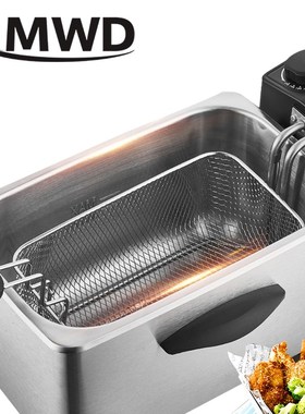 2.5L Electric Deep Fryer Stainless steel Oil Oven Chips Fryi