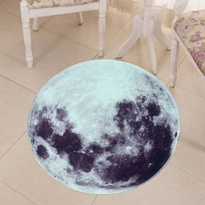 Magic circle round carpet modern minimalist Nordic餐厅圆地毯