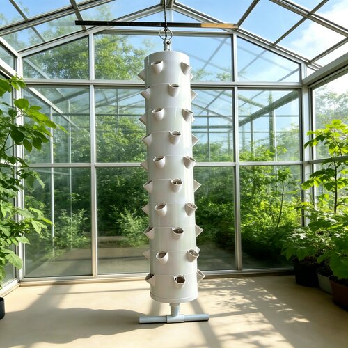 水培种植塔蔬菜种植机学校科普教育垂直种菜立柱无土栽培设备跨境