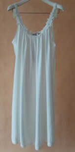 古卉睡衣夏季女360褶皱大摆可外穿吊带裙简洁舒适垂感短裙62042