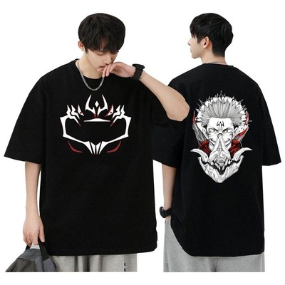 Jujutsu Kaisen五条悟咒术回战Gojo Satoru纯棉印花短袖宽松T恤服