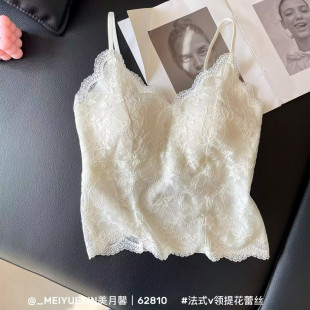 抹胸 上衣中长款 2026新品 性感蕾丝吊带背心女内搭打底美背内衣无袖