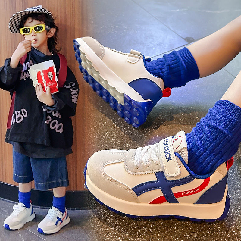 儿童运动鞋2025春秋新款男童卡通板鞋学生百搭跑步鞋男童防滑板鞋