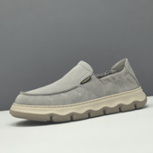 2026新款 子轻便休闲鞋 夏季 布鞋 男士 男百搭透气一脚蹬懒人乐福鞋 鞋