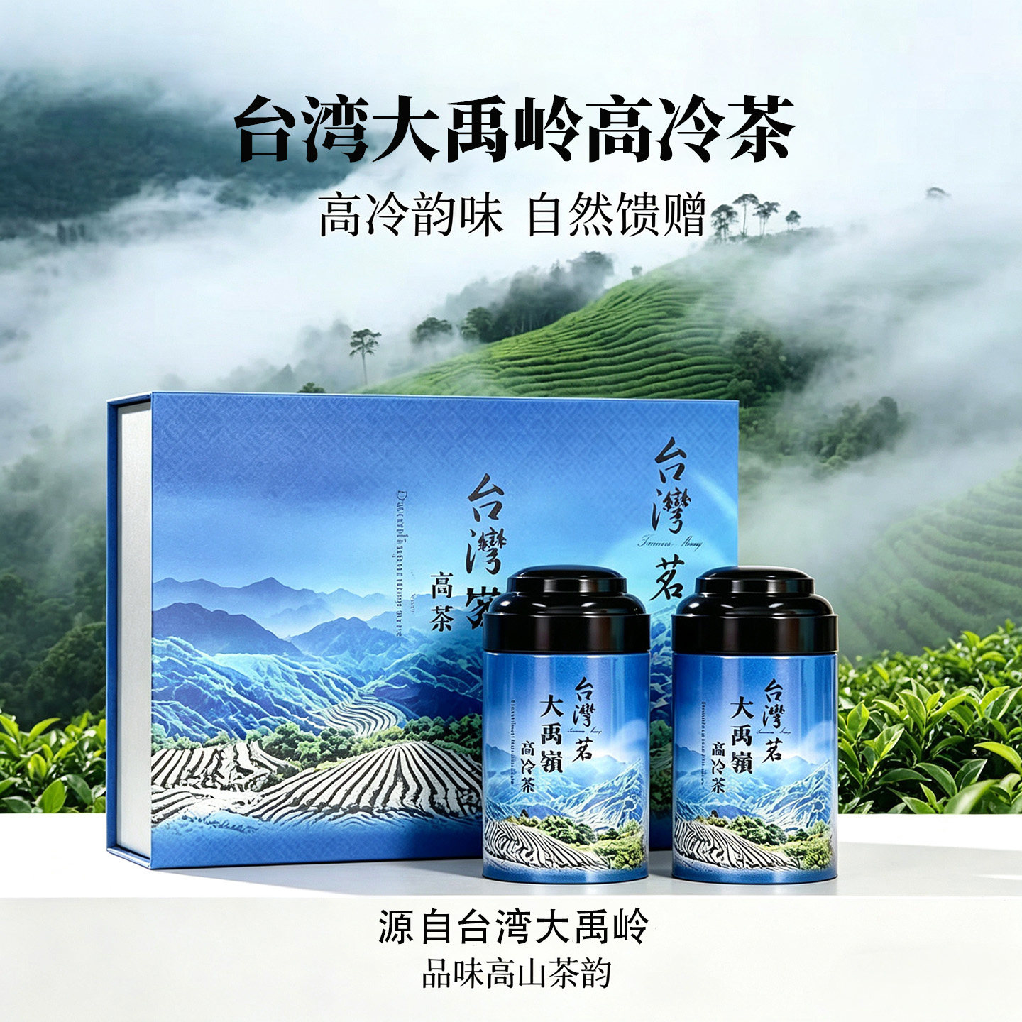 台湾原装高山茶大禹岭高冷茶冬茶日月潭红茶梨山茶非冻顶乌龙茶