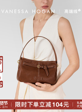 VH女包咕咕麻将包植鞣头层牛皮包包简约百搭小众腋下小包单肩包