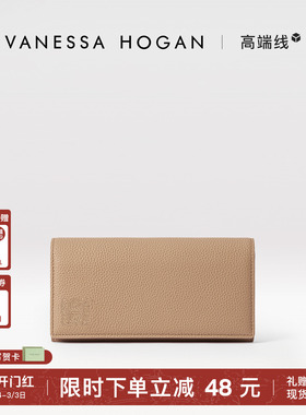 VH女包吉吉钱包真皮长款钱包便携卡包头层牛皮手拿包包质感皮夹包