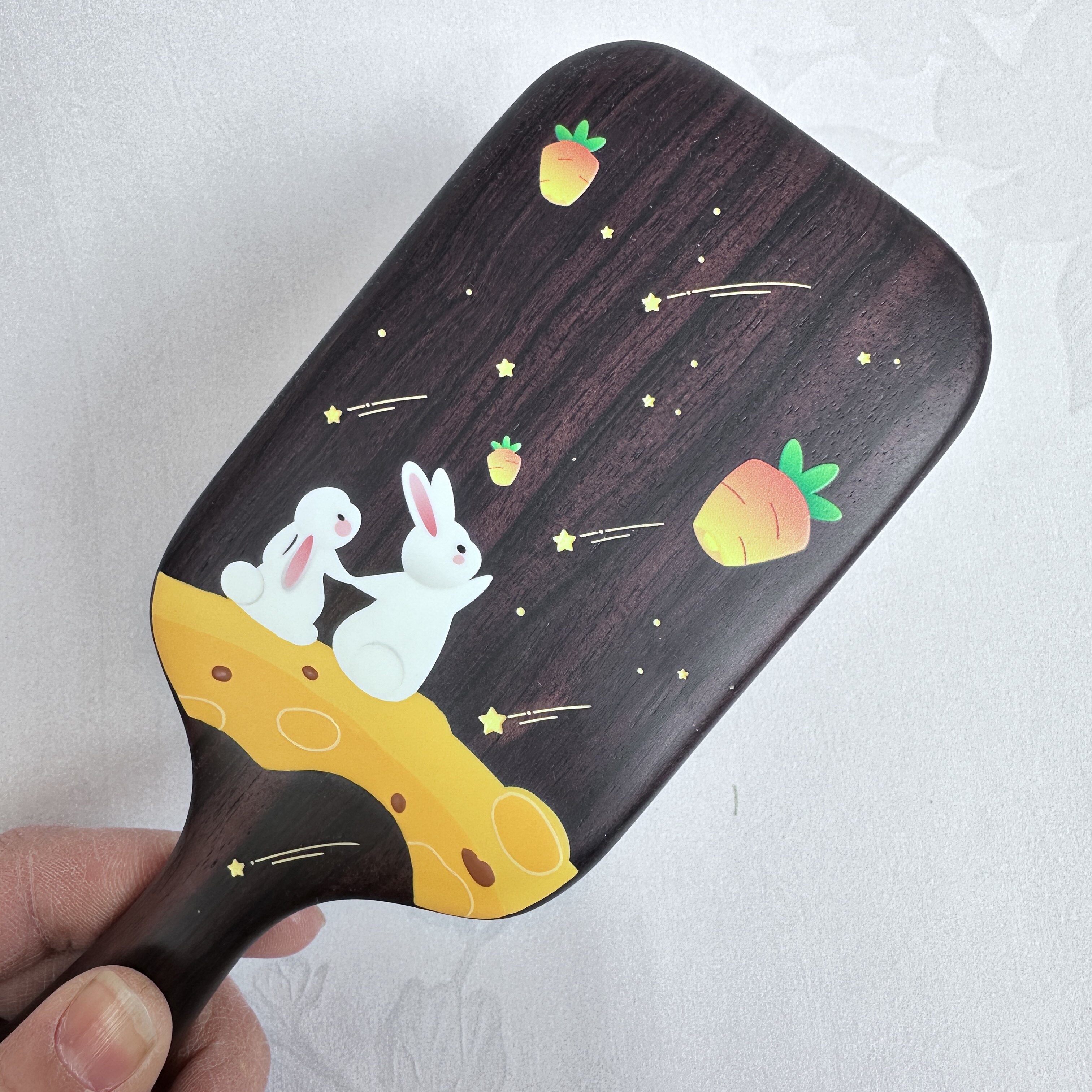 谭木匠礼盒气囊按摩梳星语星愿可爱小兔子图案送女友节日礼物