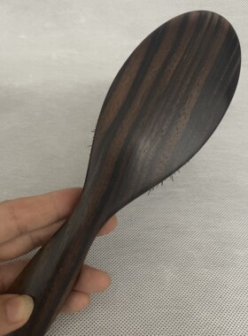谭木匠正品礼盒猪鬃毛发刷HET2-5天然黑檀木梳子新品送好友礼物