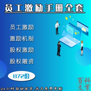 中小企业公司员工股权融资激励分配管理机制PPT模板电子版资料