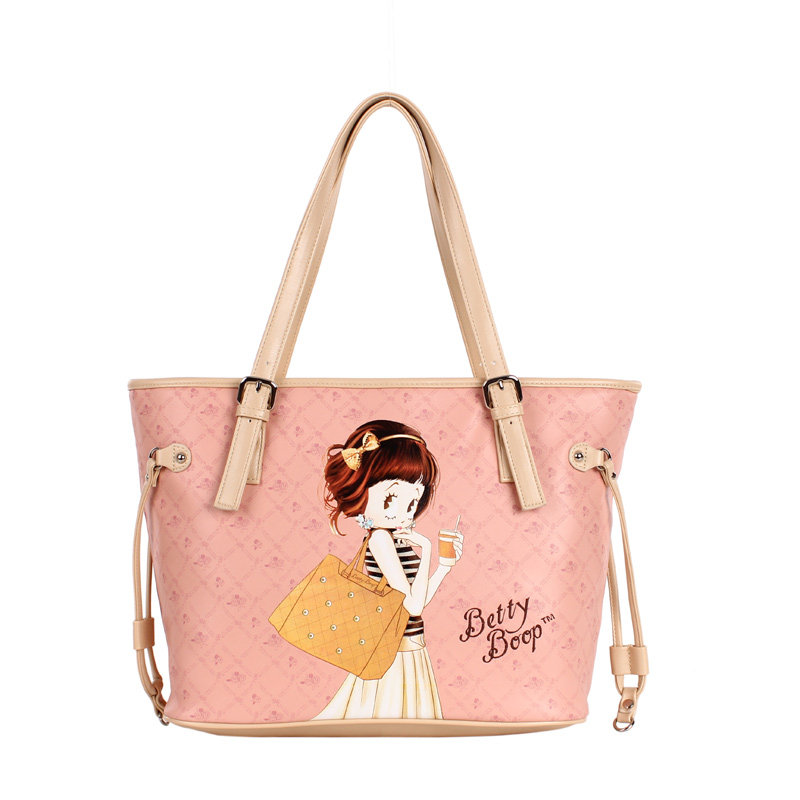 BETTY BOOP/ Betty new pattern Authentic handbags Cartoon Occident fashion High-capacity Portable bagin the Leather/Lady bags/Men's bag, Ms. bags  category - from Buy2taobao.com to provide professional Taobao agent buy service