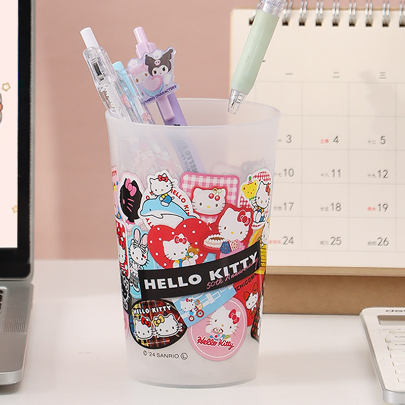 HelloKitty50周年笔筒高颜值ins创意可爱儿童女孩学生桌面笔桶