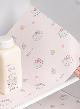 正版三丽鸥冰箱内部专用垫防水防油抽屉垫防潮防霉厨房橱柜子垫纸