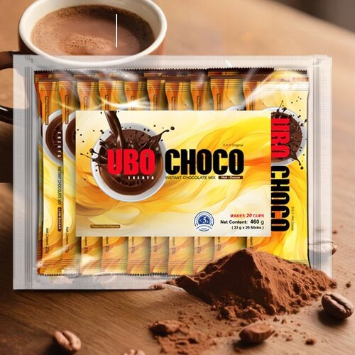 菲律宾原装进口UBO CHOCO朱古力粉速溶可可粉可可味23克*20条/包