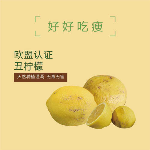 【好好吃瘦】5斤丑柠檬萌檬GAP良好农业种植规范认证欧盟有机认证