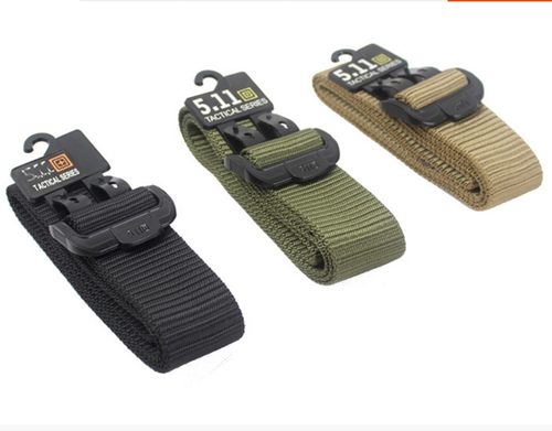 中性双环扣黑色军绿包邮战术腰带