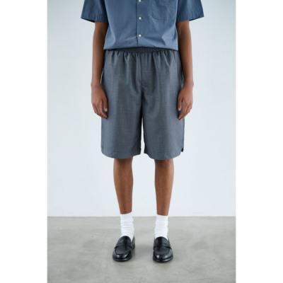 双色复古拳击西裤短裤透气亲肤