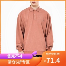 LONG SLEEVE POLO 90’s 做旧CITY BOY风格长袖刺绣polo衫男潮