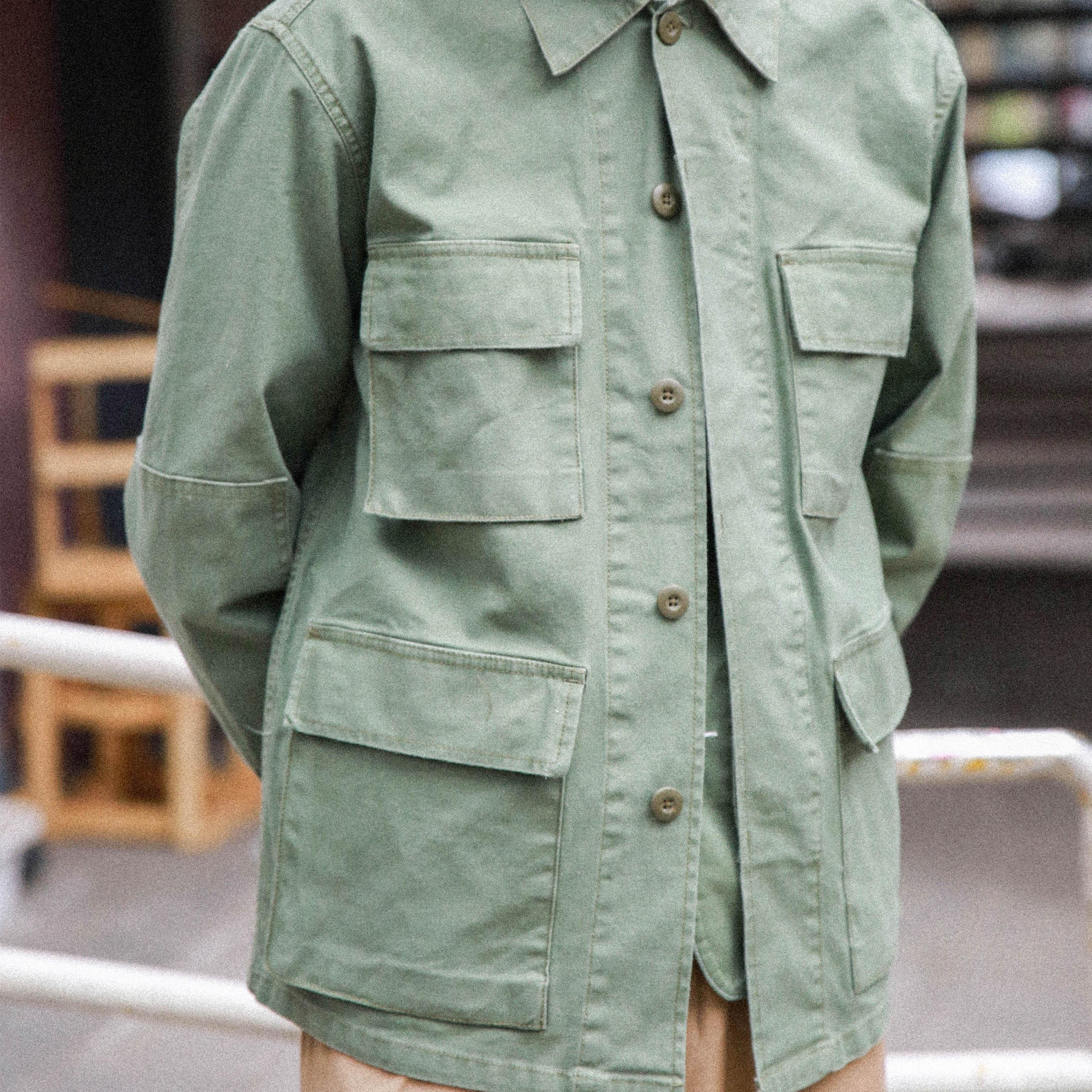 Anniehall Army BDU Jacket 三色做旧军事四袋夹克