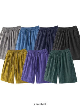 Anniehall25ss outdoor shorts金属尼龙拉链短裤网眼内衬户外防水